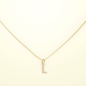PURE Letters ohne Kette - 14K Gold