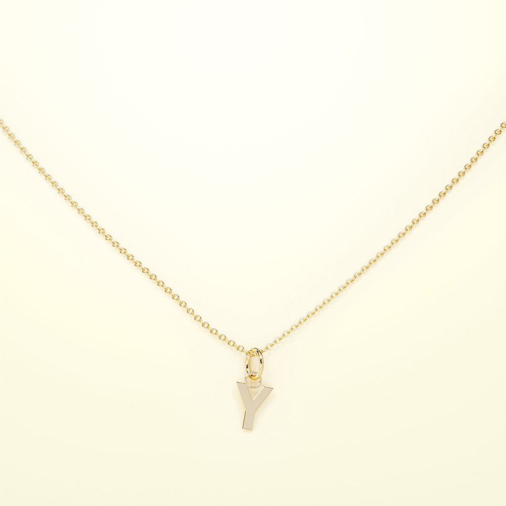 PURE Letters ohne Kette - 14K Gold