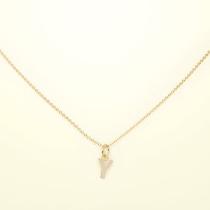PURE Letters ohne Kette - 14K Gold