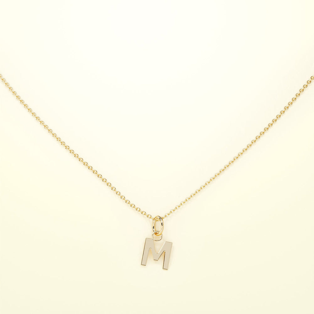 PURE Letters ohne Kette - 14K Gold