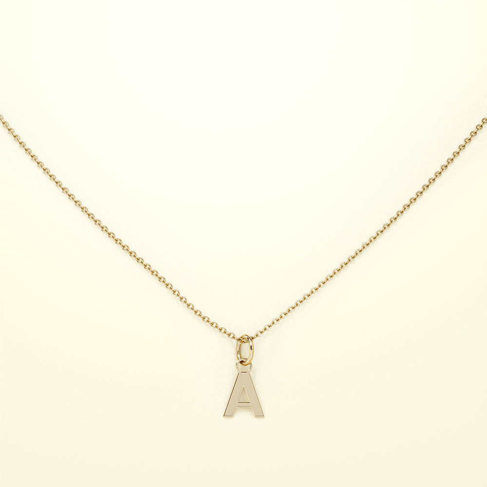 PURE Letters - 14K Gold - FENA daily Jewellery