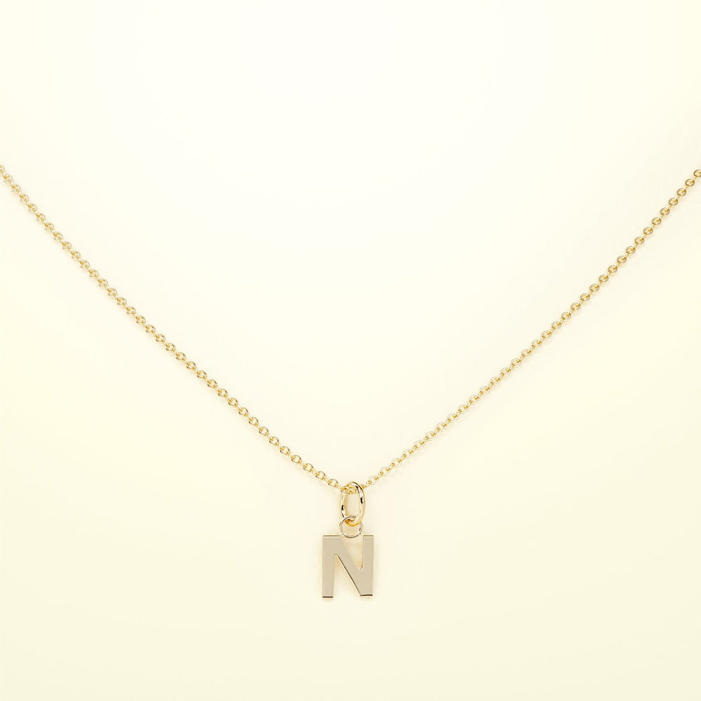 PURE Letters ohne Kette - 14K Gold