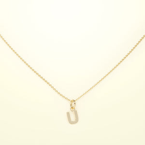 PURE Letters ohne Kette - 14K Gold