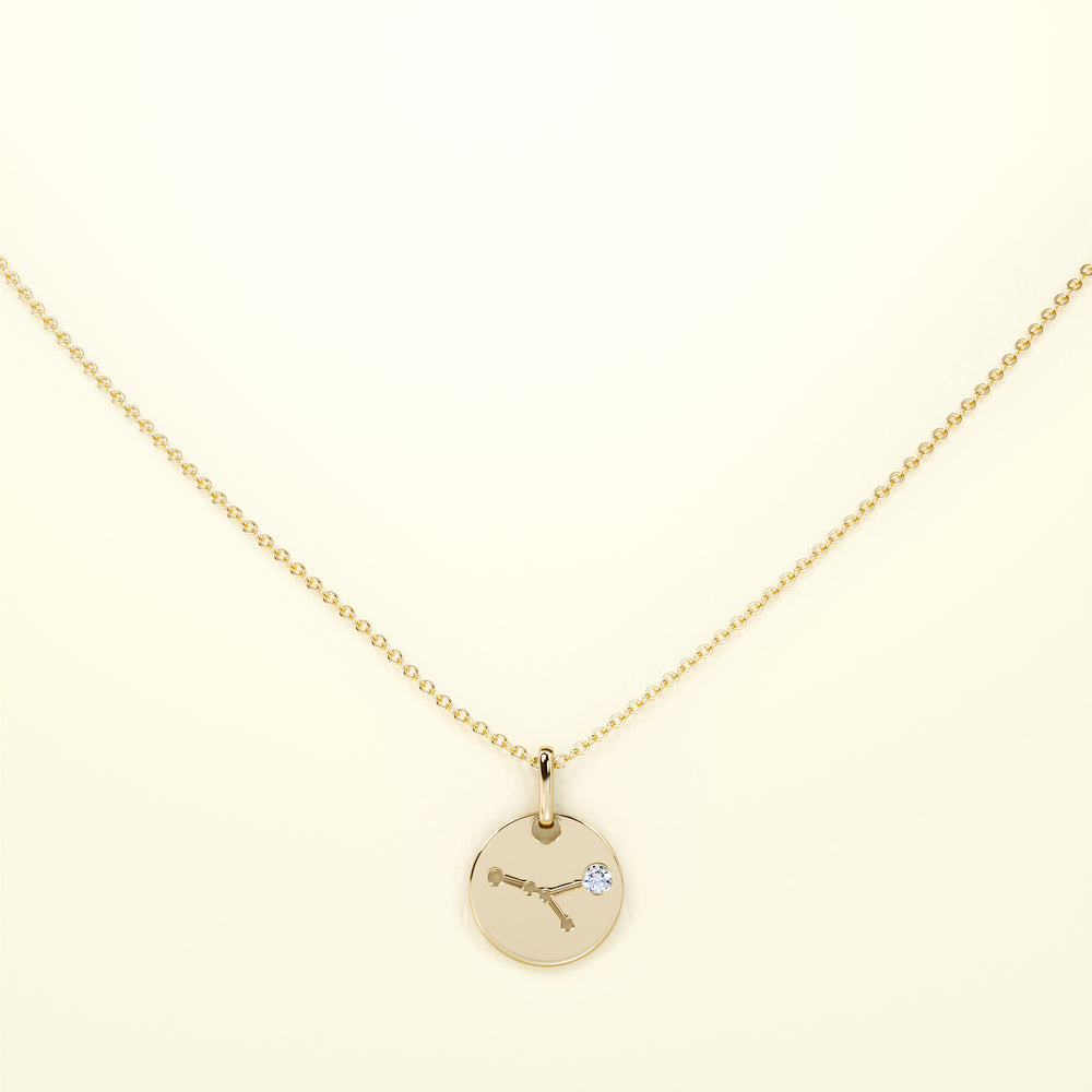 PURE Zodiac Krebs - 14K Gold - FENA daily Jewellery