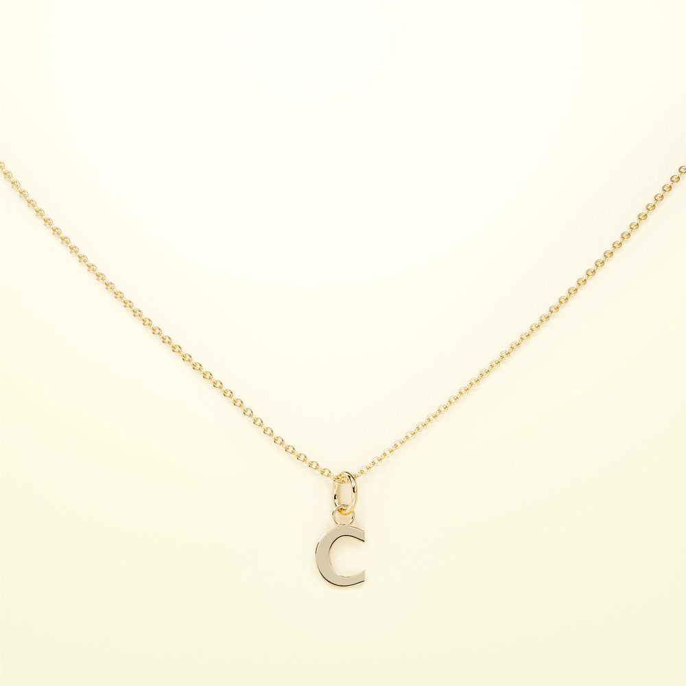 PURE Letters - 14K Gold - FENA daily Jewellery