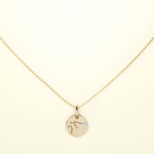 PURE Zodiac Wassermann - 14K Gold - FENA daily Jewellery