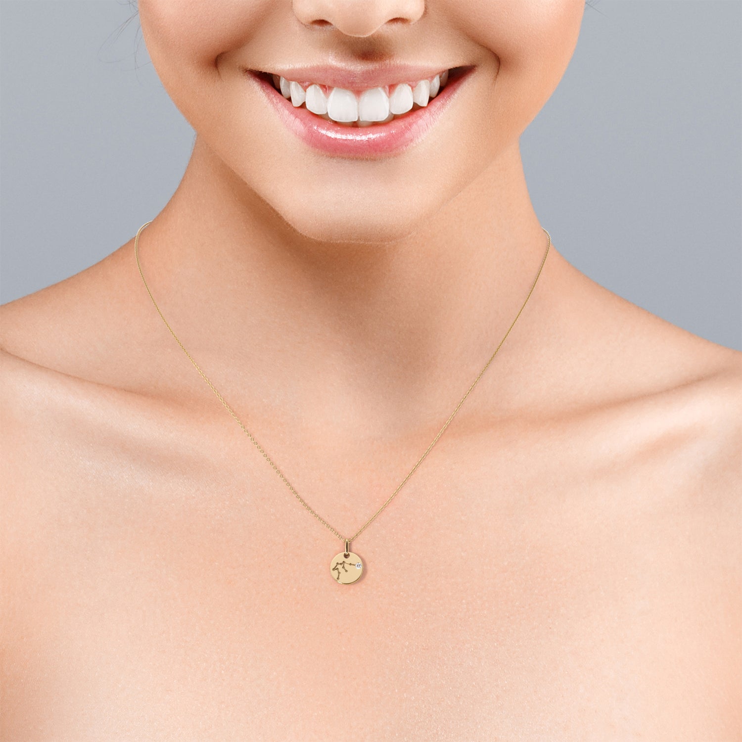 PURE Zodiac Wassermann - 14K Gold - FENA daily Jewellery