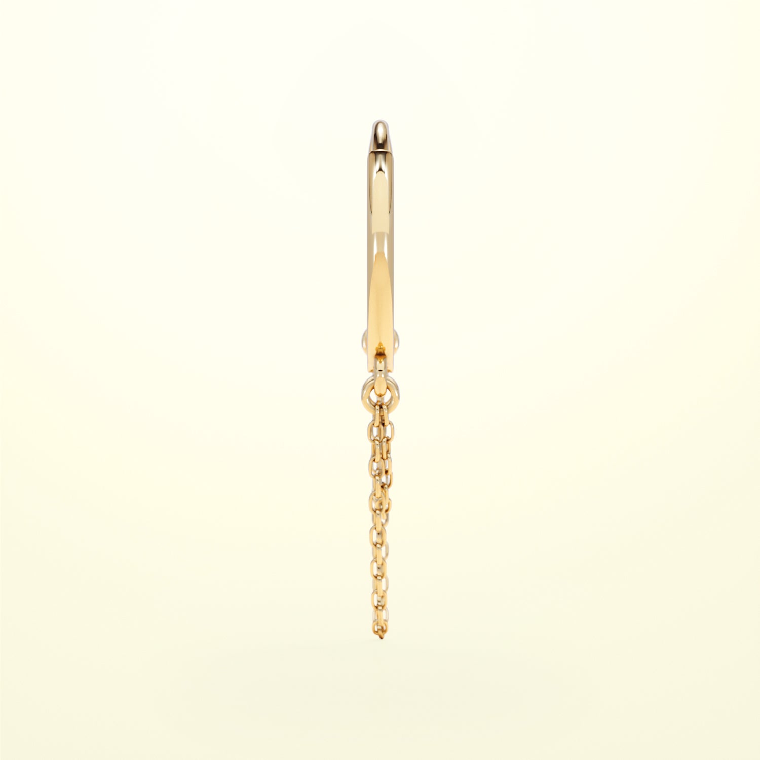PURE Double Chain Hoops - 18K Gold - FENA daily Jewellery