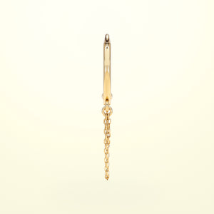PURE Double Chain Hoops - 18K Gold - FENA daily Jewellery