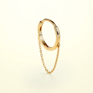 PURE Chain Hoops - 14K Gold - FENA daily Jewellery