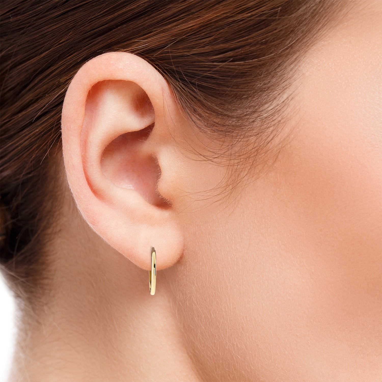 PURE Hoops large - 14K Gold