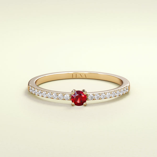 BIRTHSTONE Rubin - Juli - FENA daily Jewellery