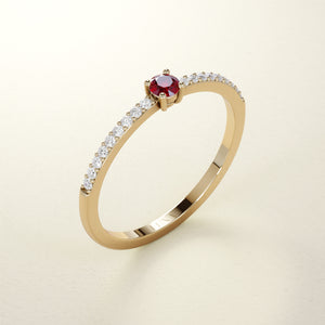 BIRTHSTONE Rubin - Juli - FENA daily Jewellery